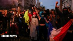 Thousands demonstrate in Paris as protests spread across Europe