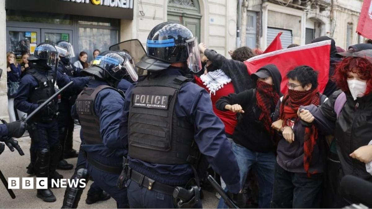 Riot police clash with students as education protests rage in France