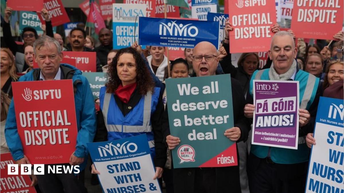 Hundreds of thousands of workers on strike across Republic of Ireland