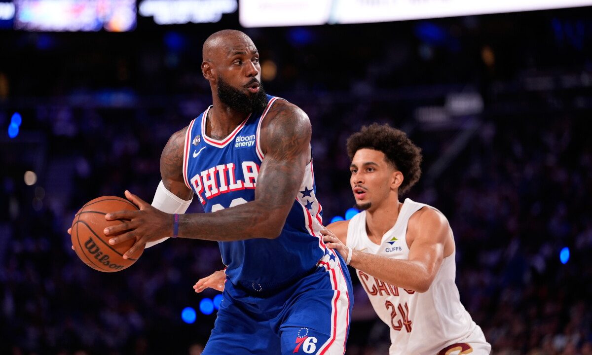 LeBron James ruled out for Sixers' game against Bucks