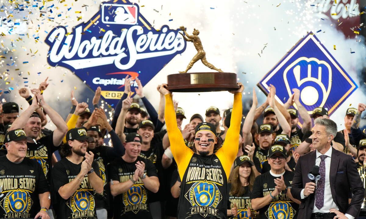 Milwaukee's William Contreras wins World Series MVP with .381 average, 10 ABS overturns
