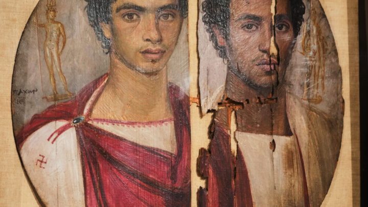 Egypt’s Fayoum mummy portraits to travel abroad for first time after restoration