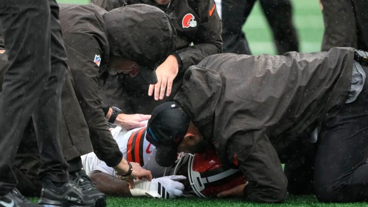 Browns rookie wide receiver Concepcion ruled out after helmet-to-helmet hit by Jets’ Fitzpatrick
