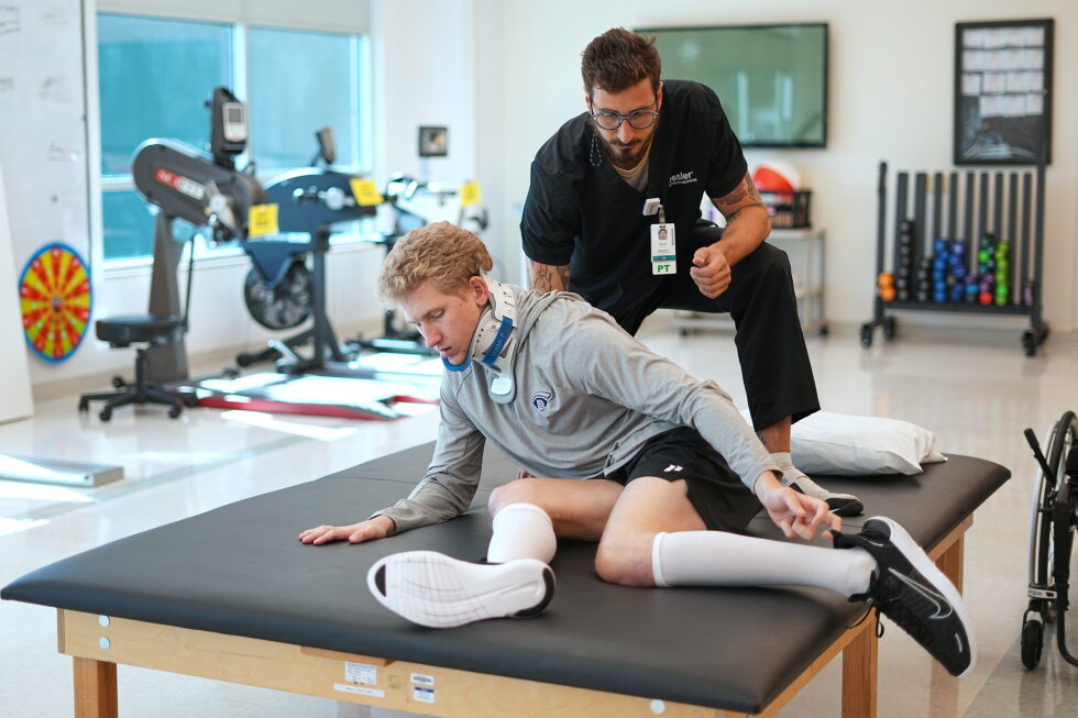 After an outfield collision left him paralyzed, every gain in rehab is a big win for A's Ryan Lasko