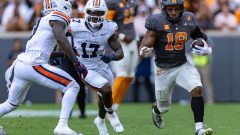 Auburn linebacker Xavier Atkins is no longer with the program and plans to transfer
