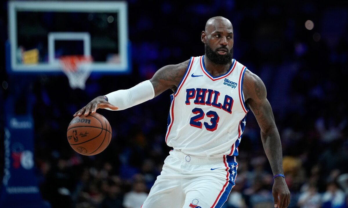 LeBron James is set make his 76ers' debut in his record 24th season