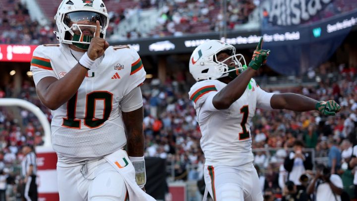 Miami QB Darian Mensah guesses Mario Cristobal music choice: ‘Heavy metal.’