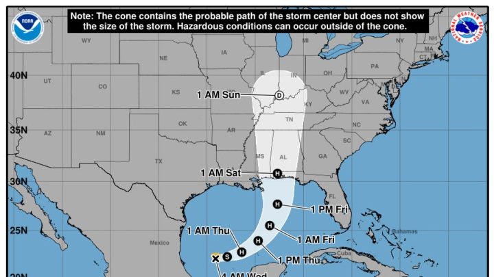 Tropical Storm Isaias takes aim at Gulf Coast. Who is in the path?