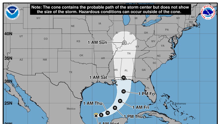 Tropical Storm Isaias takes aim at Gulf Coast. Who is in the path?