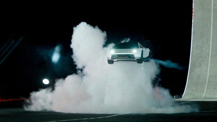 Forget zero to 60. Tesla Roadster flies, flips with SpaceX thrusters