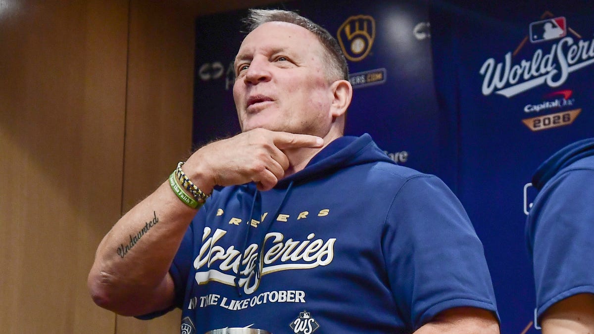 Brewers manager with Springsteen tattoo got call from The Boss before World Series