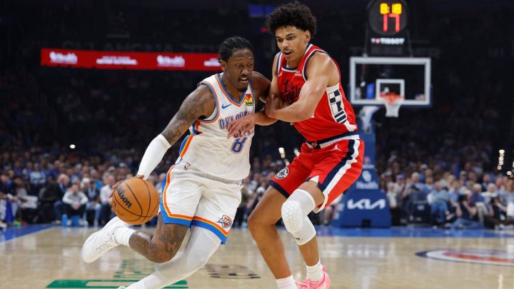 Jalen Williams injury update: Thunder star exits on stretcher after hurting leg