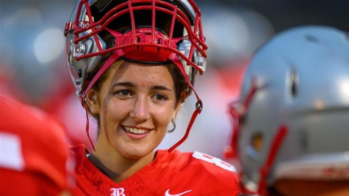 How Baylor’s Ella Metzner turned a friend’s idea into a history-making football career