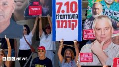 Israelis demand accountability over 7 October failures three years after attacks