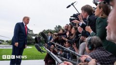 US justice department investigates TV networks over Trump pool coverage