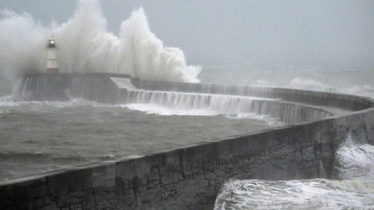 Two storms slam northern Europe, cut power to 150,000 homes