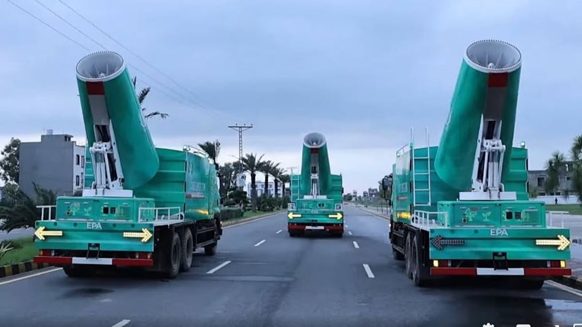 Anti-Smog Guns Resurface Across Lahore