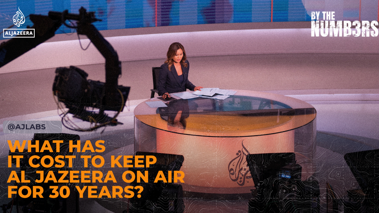What has it cost to keep Al Jazeera on air for 30 years?