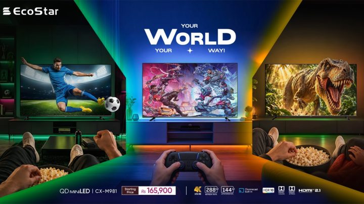 EcoStar Launches 100-Inch QD Mini LED TV in Pakistan, Bringing Cinema-Scale Entertainment Home