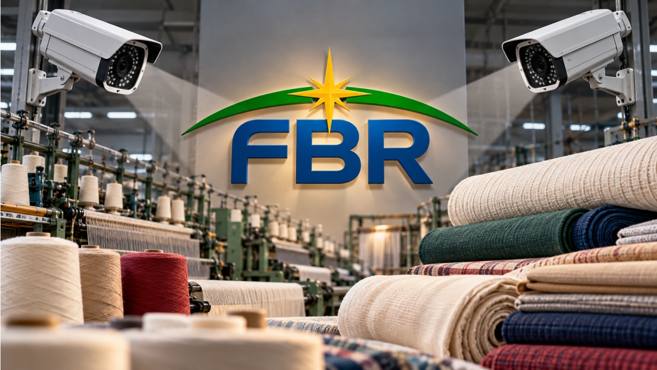 FBR Orders Textile Mills to Install Cameras