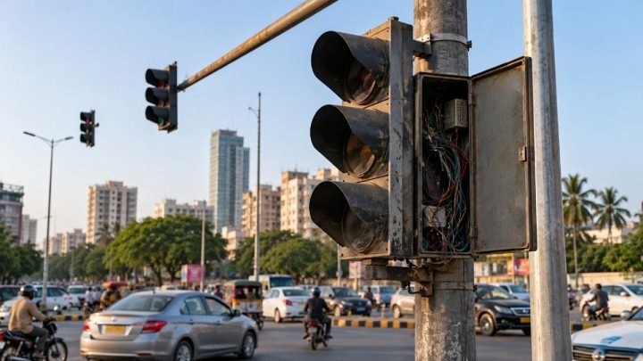 Cable Theft Leaves 33 Traffic Signals Out of Order in Karachi