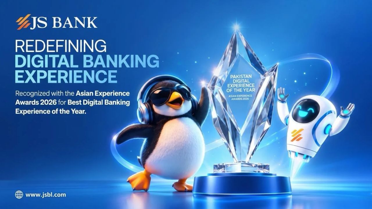 JS Bank Wins Best Digital Experience in Pakistan at Asian Experience Awards 2026