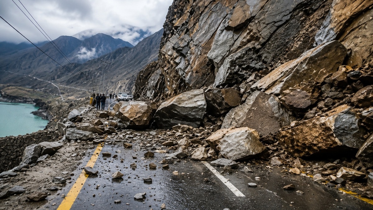 Road to Skardu Closed After Massive Landslide