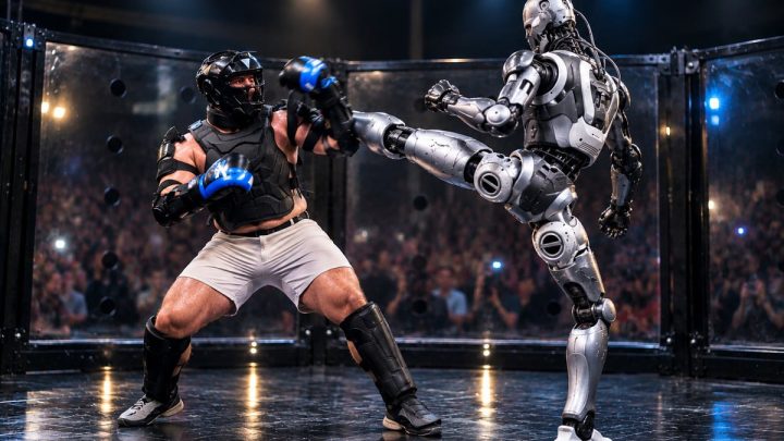 This Man Fought Three Robots in a Cage — Here’s What Happened