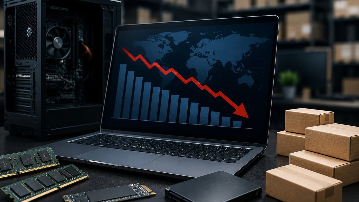 PC Market Slumps Again as Shipments Fall 20%