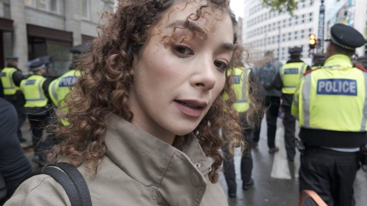 Pro-Palestine university groups march in London on October 7 anniversary