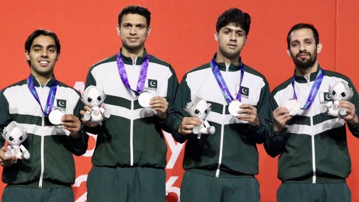 Pakistan Wins Silver Medal in Asian Games Men’s Squash