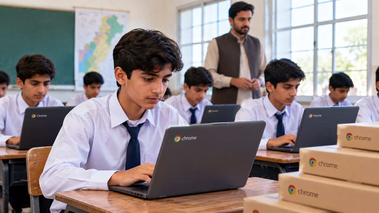 Peshawar Board Releases List of Class 9 Students for Free Chromebooks