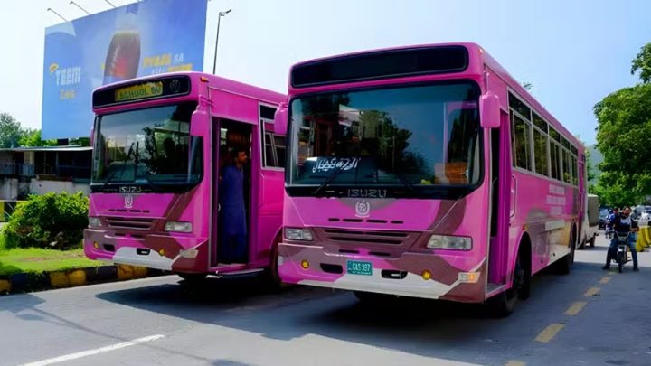 Murree University Gets Pink Buses for Female Students