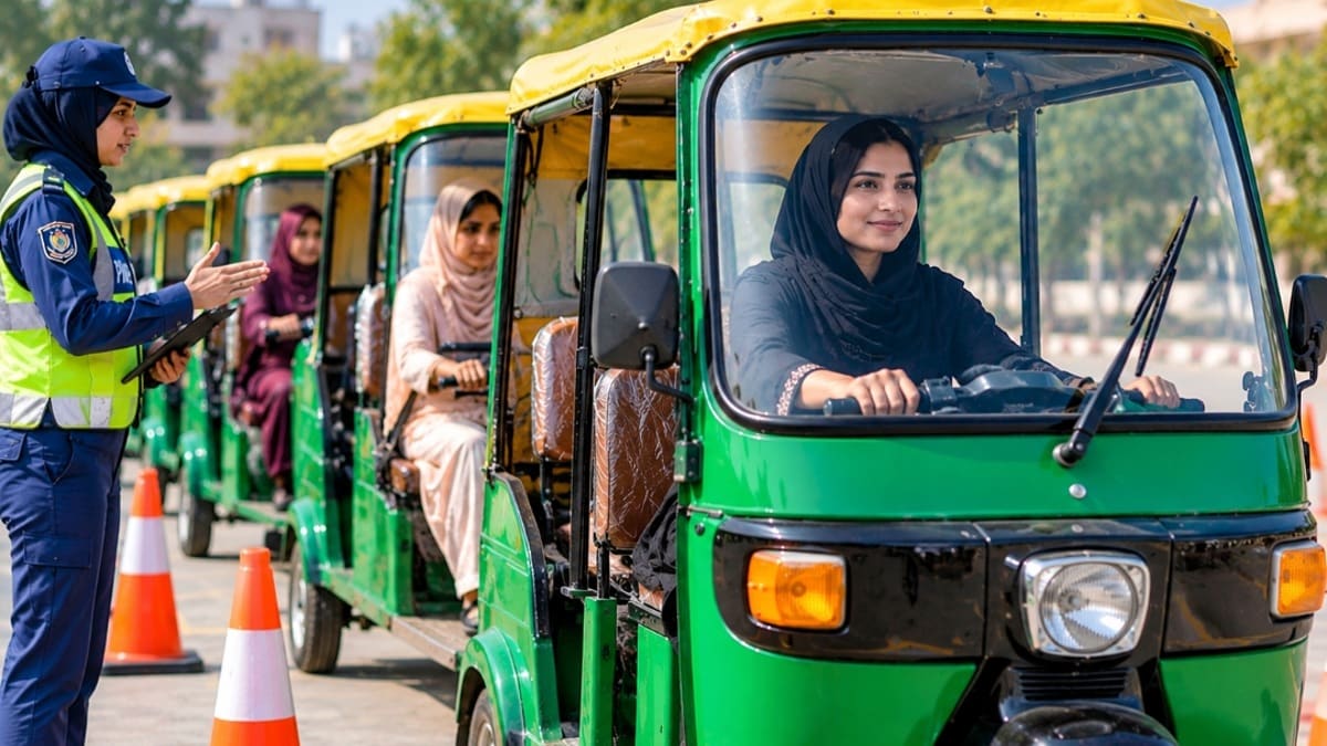 Lahore Launches Rickshaw Training Program for Women