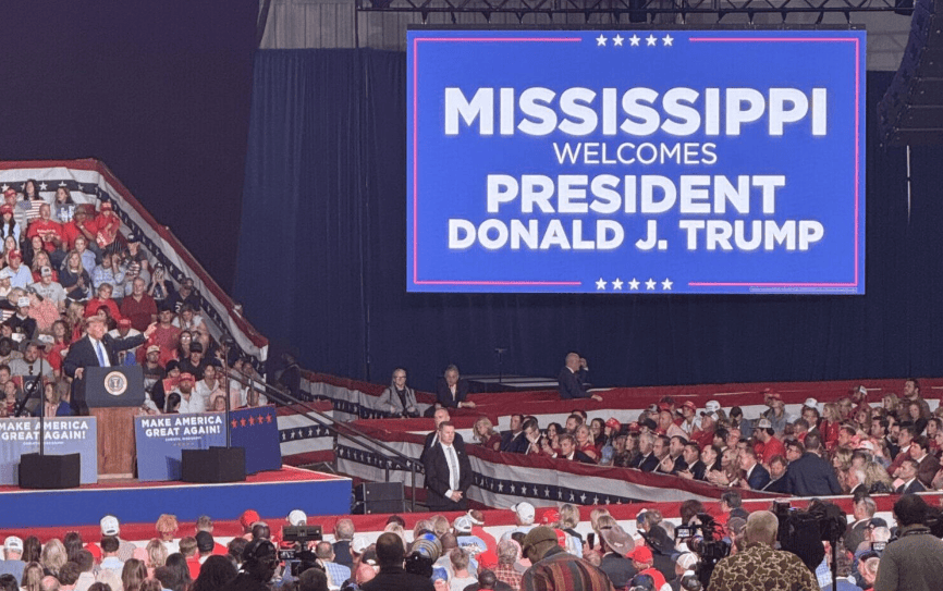Trump rallies support for Hyde-Smith, Republicans ahead of November 3 election