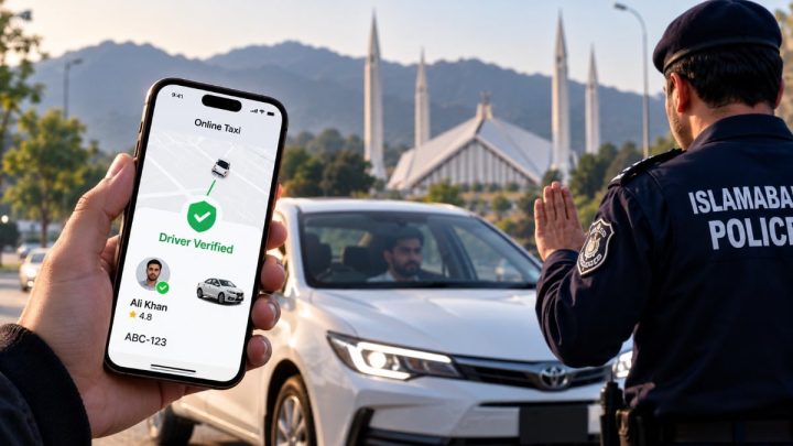 Islamabad Police Urge Citizens to Use Taxi Verification App for Ride Security