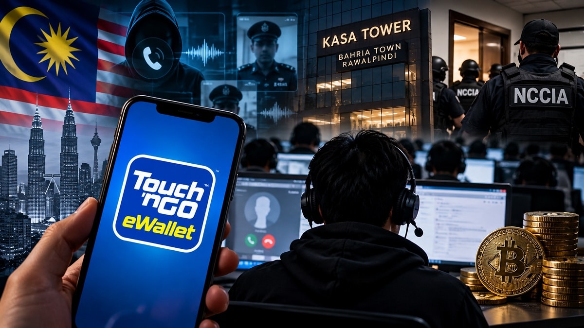 NCCIA Busts Rawalpindi-Based Cybercrime Network Targeting Malaysians via Touch ‘n Go eWallet