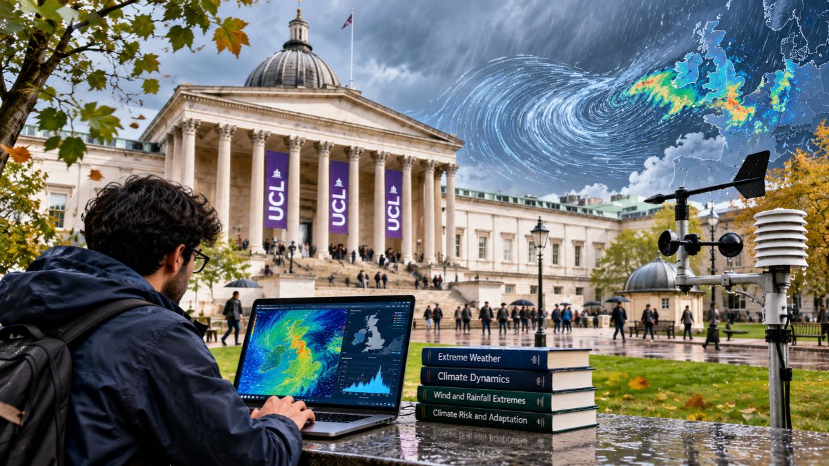 University College London Offers Fully-Funded PhD on Compound Wind and Rainfall Extremes