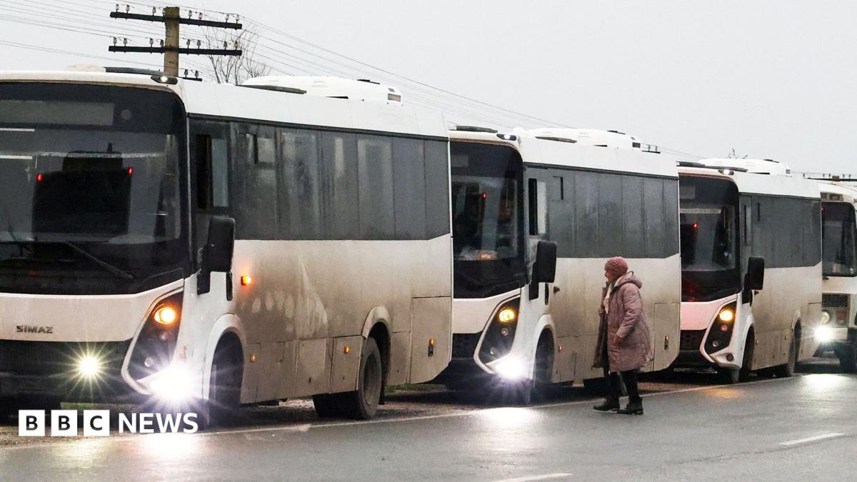 Hundreds evacuated from Russian-occupied Oleshky during rare Ukraine ceasefire