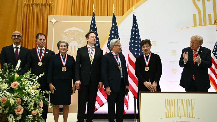 Trump gives top US science awards to Elon Musk and other tech executives
