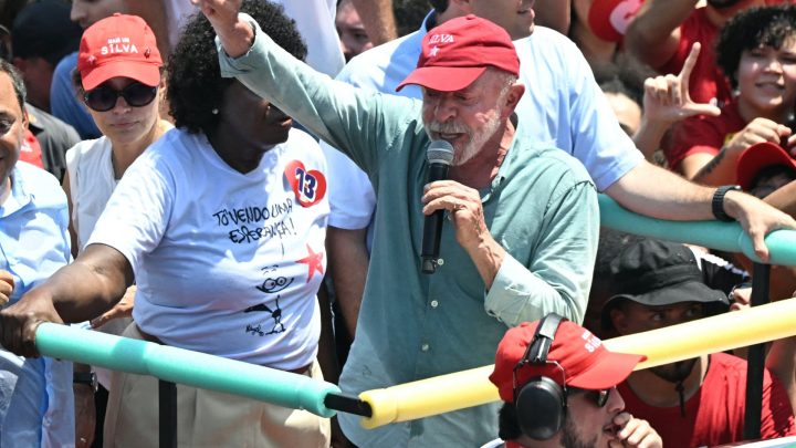 Brazil’s Lula, Bolsonaro draw thousands to election-eve rallies