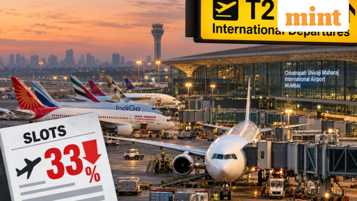 Airlines reject 33% cut in Mumbai airport international slots from Oct 25