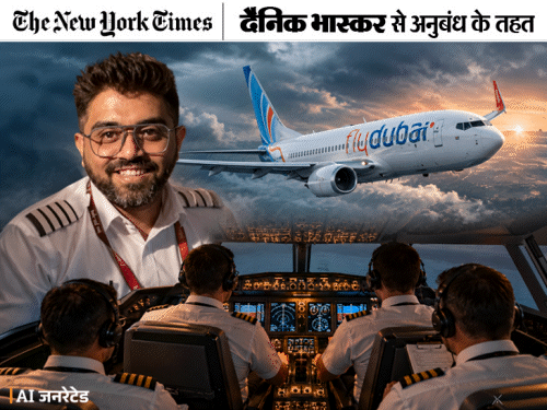 फ्लाईदुबई की फ्लाइट में 4 पायलट क्यों थे: 2 के बीच झड़प हुई तो बाकी ने विमान संभाला; 5 सेकेंड और लगते तो क्रैश हो जाता1:02Play video