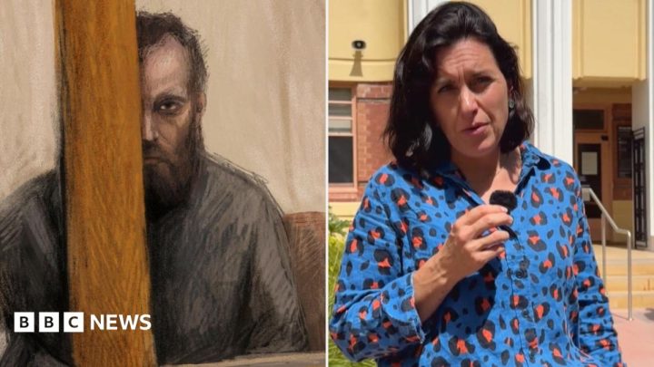BBC inside Australian court as man charged with attacking MP stays silent in first hearing