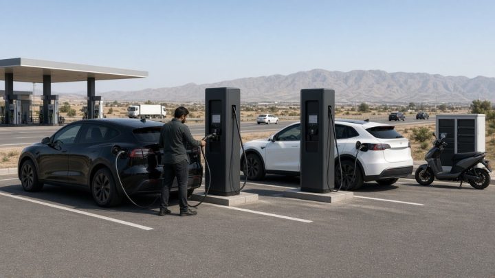 Govt Plans EV Fast Chargers Every 50 KM on Major Highways and Motorways