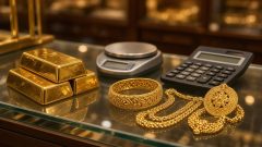 Gold Declines Near Rs. 4 Lac