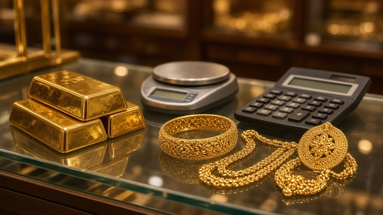 Gold Declines Near Rs. 4 Lac