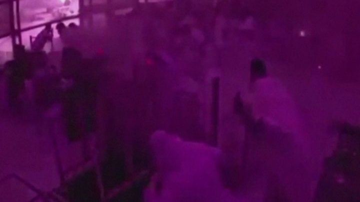 CCTV shows moment of deadly Houthi strike on Riyadh airport