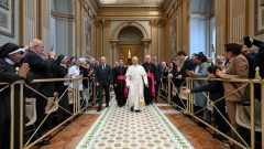 Pope Leo continues working after lung surgery announcement