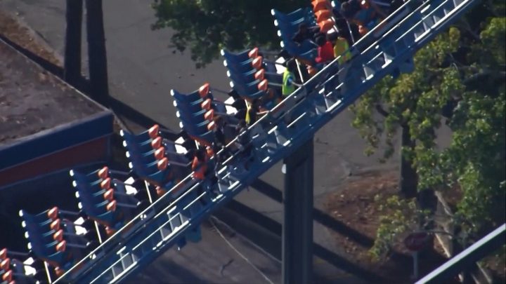 Man dies after fall from Six Flags rollercoaster in Georgia